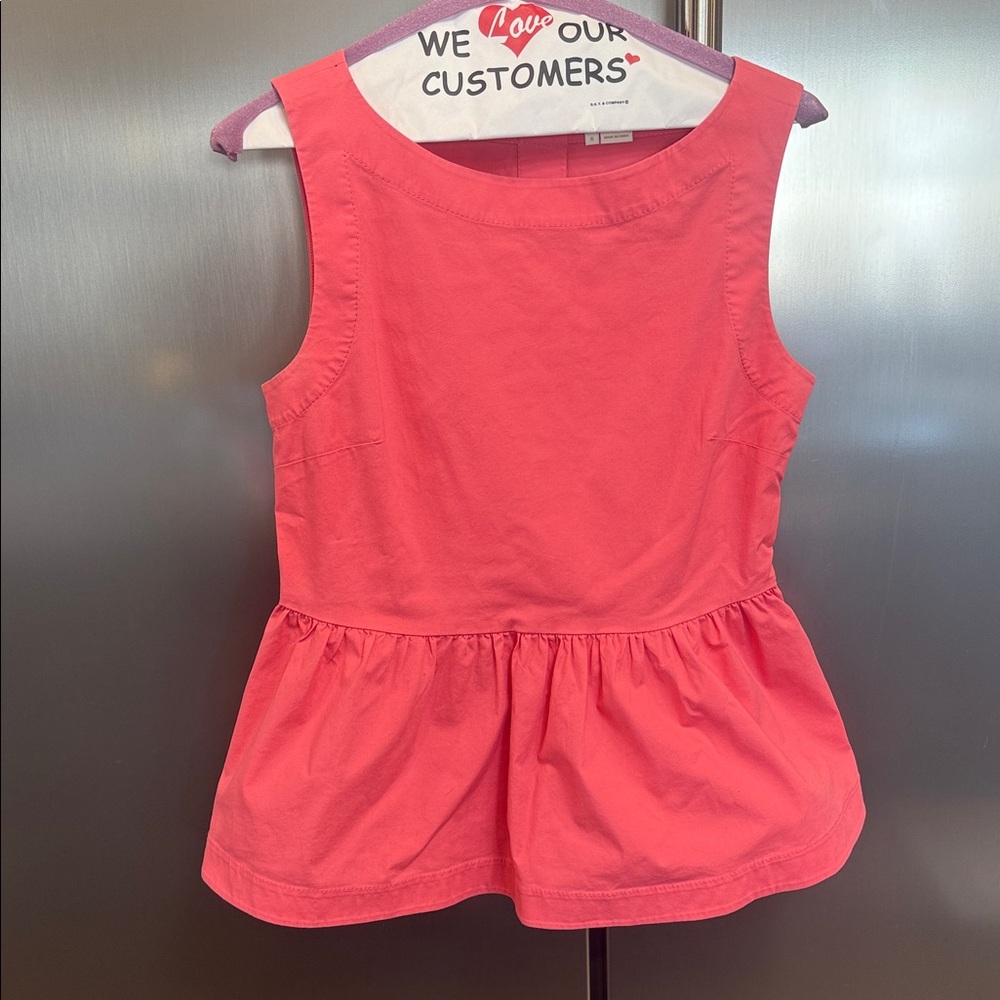 Kate Spade Coral Pink Women’s Peplum Blouse